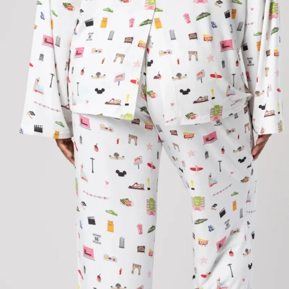 PJ by PJ Los Angeles, CA  2-piece pajamas size M/LG NWT - Picture 8 of 8